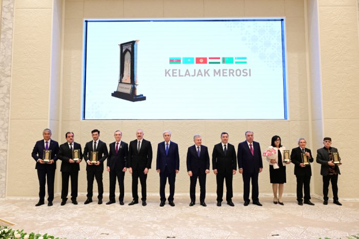 President Ilham Aliyev attended award ceremony of the "Heritage of the Future" International Prize in Tashkent
