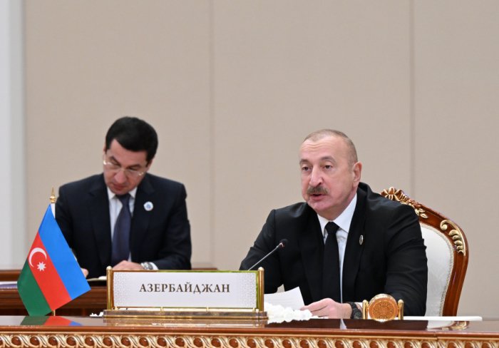  President Ilham Aliyev addressed the 7th Consultative Meeting of Heads of State of Central Asia 