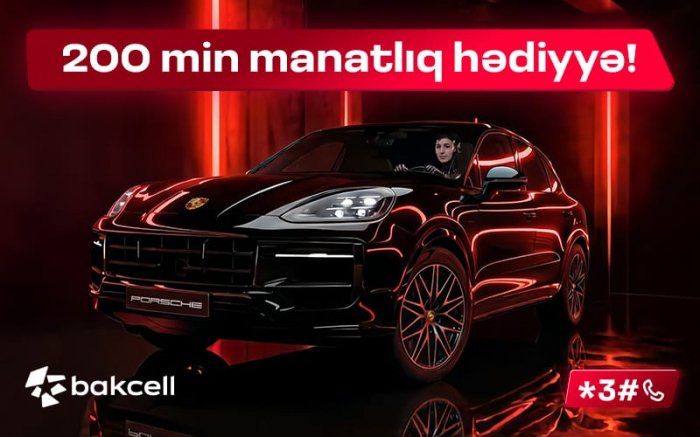    Bakcell-in lotereyasında 200 000 manatlıq hədiyyə abunəçiləri gözləyir!  