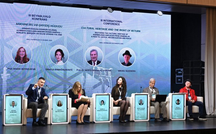   Third international conference discusses restoring intangible cultural heritage of Western Azerbaijanis  