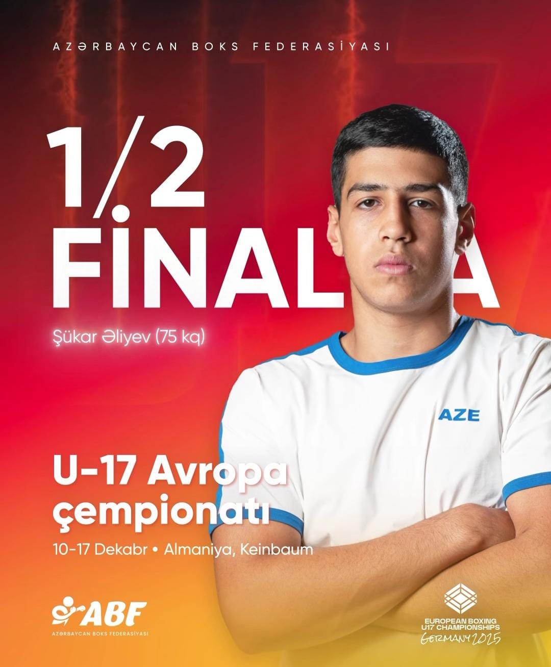   Aserbaidschanische Boxer erreichen das Halbfinale der Junioren-Europameisterschaften U17  