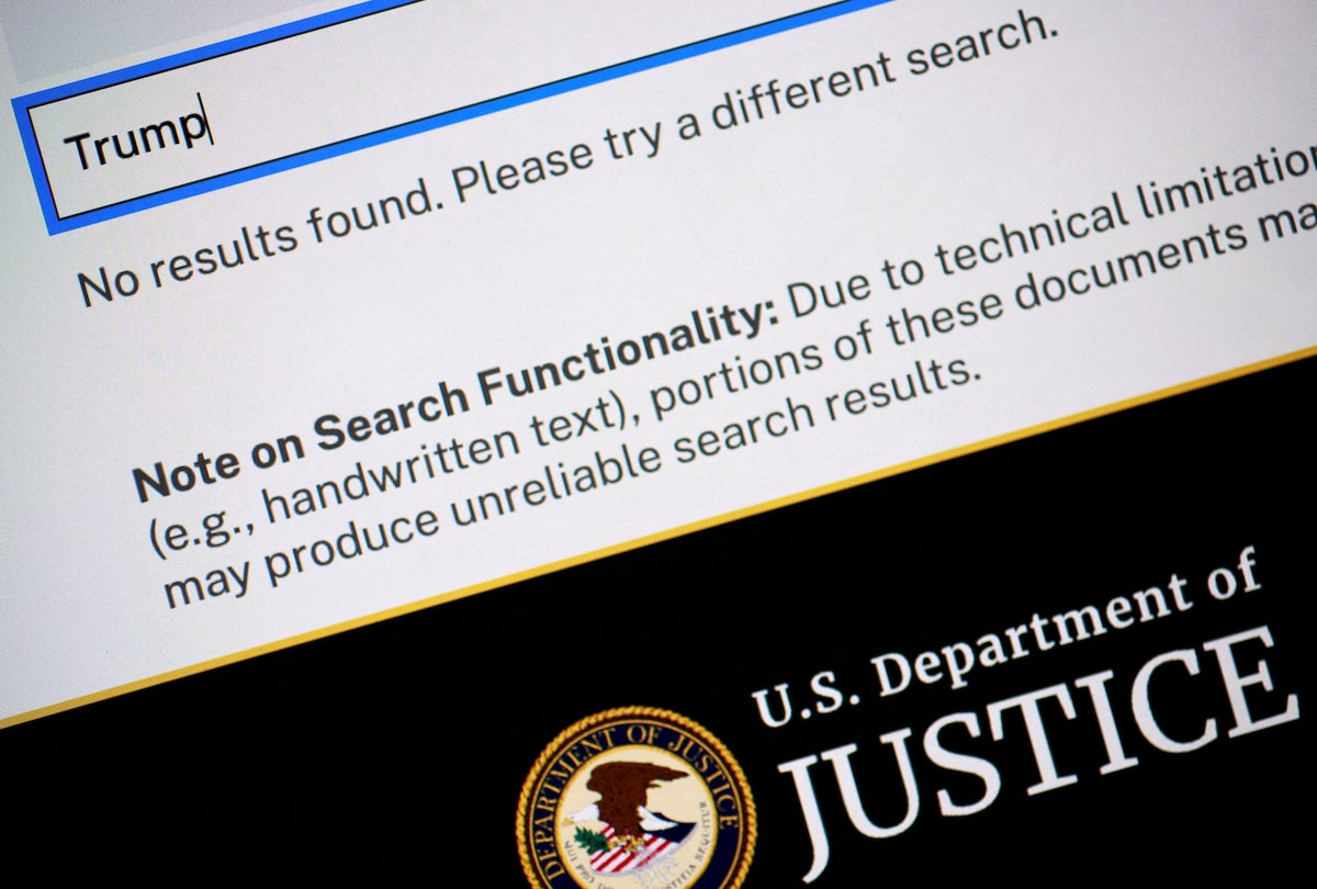 US Epstein files release highlights Clinton, makes scant reference to Trump