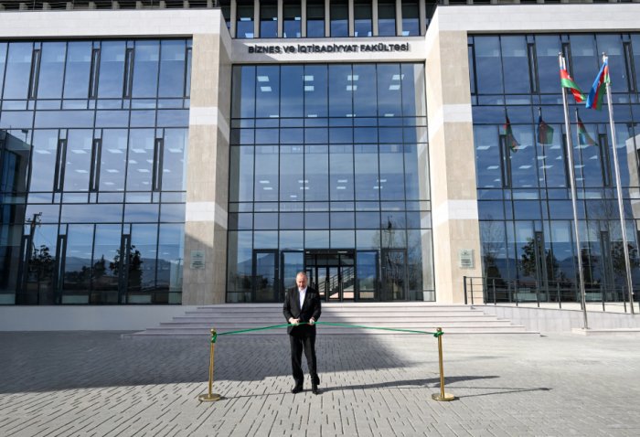    Qarabağ Universitetinin fakültəsi üçün yeni bina istifadəyə verilib   