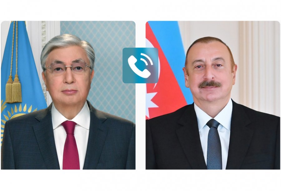   Kazakh President makes phone call to President Ilham Aliyev  