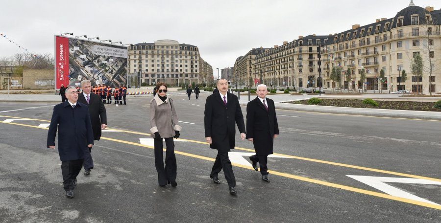 President Ilham Aliyev visited Baku White City
