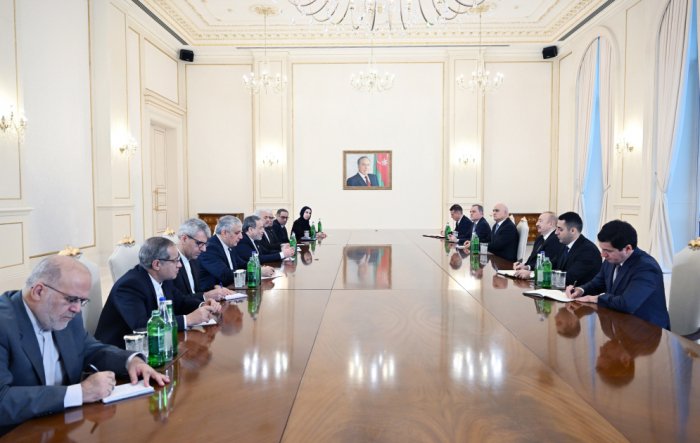   President Ilham Aliyev receives delegation led by Iranian FM  