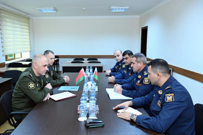 MN-də Belarus hərbçiləri ilə görüş keçirilib