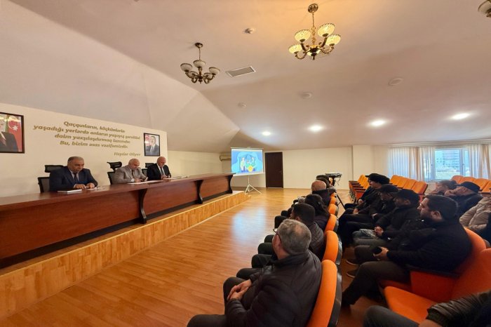 Keçmiş köçkünlər mina təhlükəsi ilə bağlı maarifləndirilib