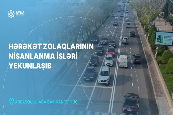 Bakıxanov küçəsində hərəkət yenidən tənzimlənib