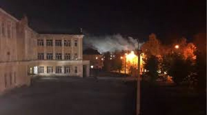 Rusiyanın kimya zavodu vurulub
