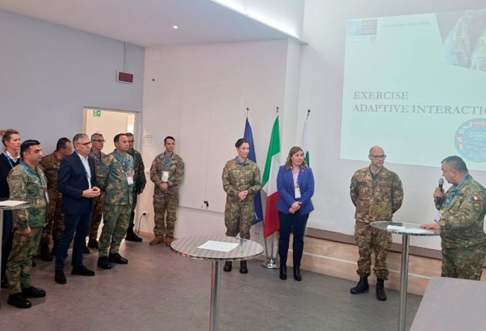 Azerbaijani delegation participates in exercise in Italy