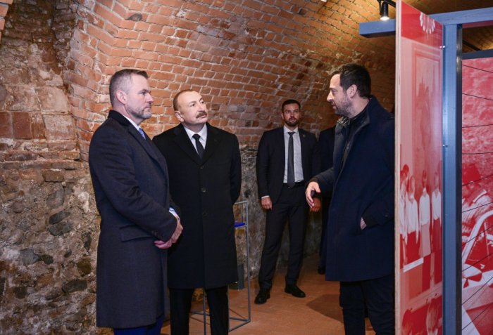   Presidents of Azerbaijan and Slovakia visited Devin Castle in Bratislava  