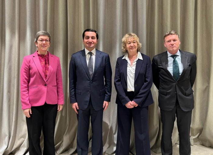 Hikmət Hacıyev üç Avropa ölkəsinin nümayəndələri ilə görüşüb