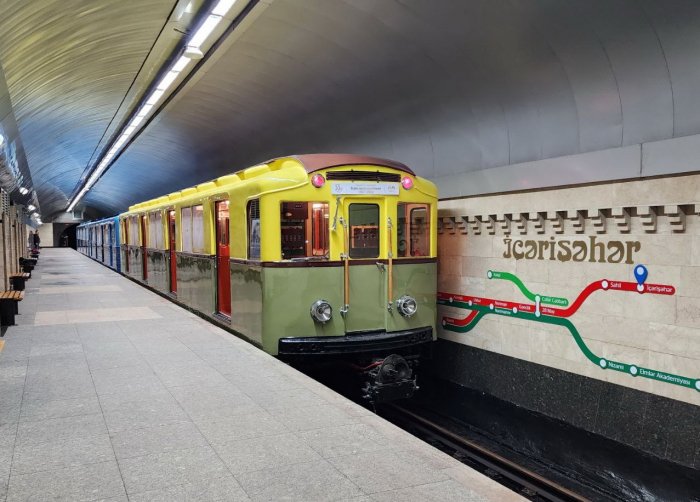 Metroda retro vaqonlar nümayiş olunacaq