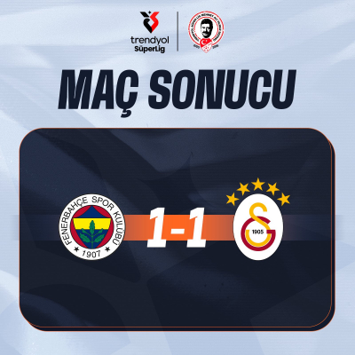 “Fənərbağça” - “Qalatasaray” derbisi sülhlə bitdi