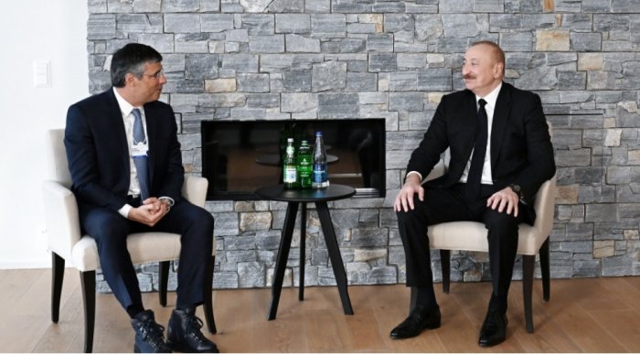    Prezident Davosda Braziliyanın “BTG Pactual” şirkətinin sədri ilə görüşüb  