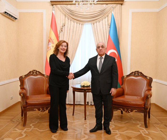 Baş nazir Əli Əsədov İspaniya Deputatlar Konqresinin sədri ilə görüşüb  
