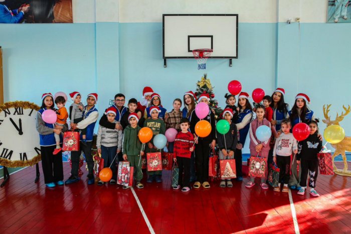 Uşaq sığınacaqlarında Yeni il tədbiri keçirilib  I FOTOLAR 