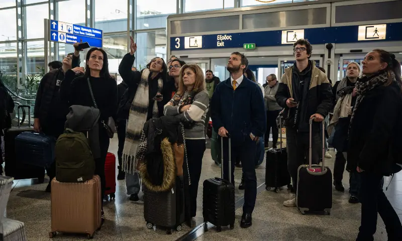 Thousands stranded across Europe as Greece airspace disrupted