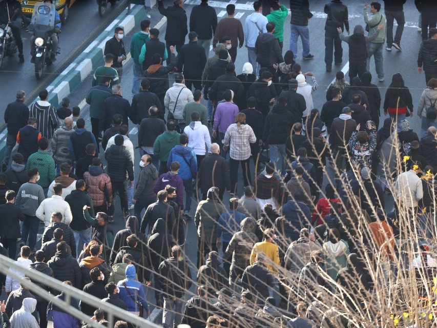 Protests and US warnings shake Iran at its weakest point in years