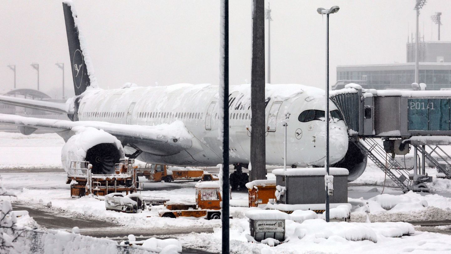 Nearly 100 flights canceled at Frankfurt airtport