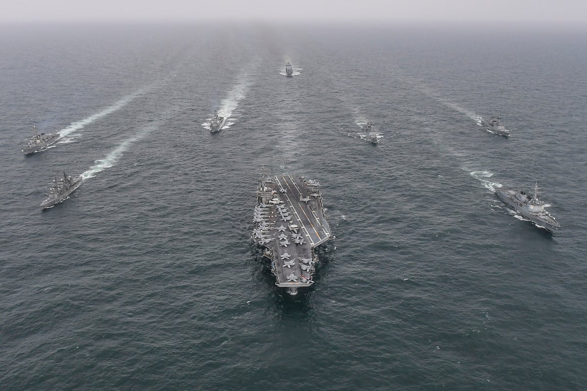 US redirects carrier group from South China Sea to Middle East