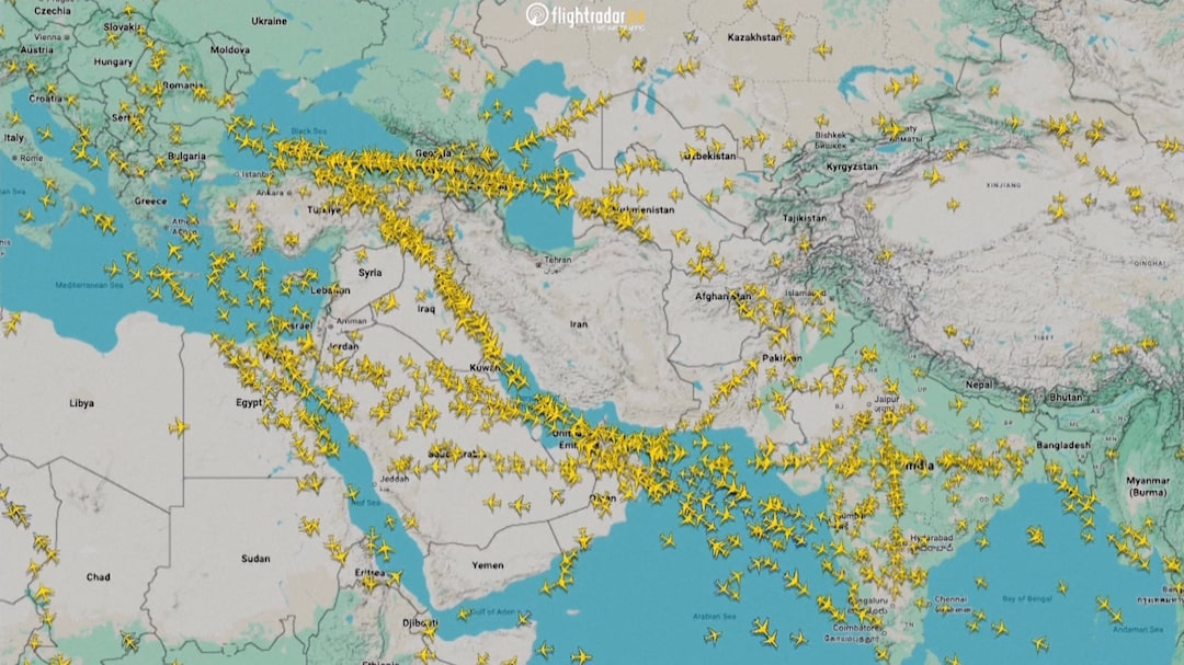   Iran reopens airspace after temporary closure forced flights to reroute  