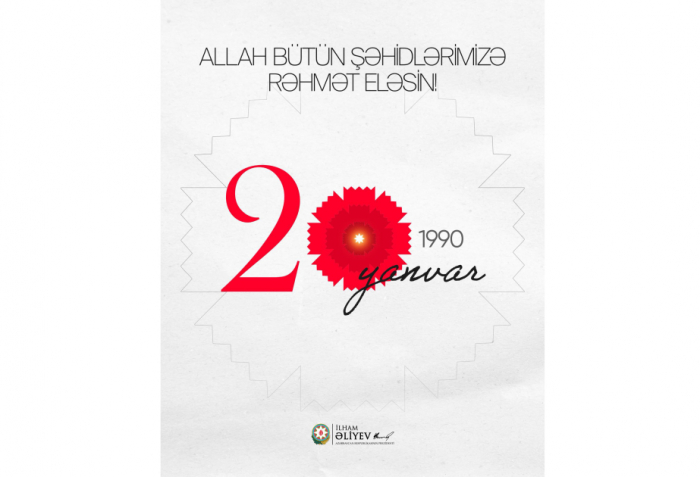 President Ilham Aliyev shared post on 20 January tragedy