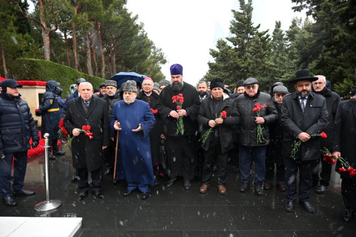   Heads of religious confessions and religious figures in Azerbaijan commemorate 20 January tragedy victims  