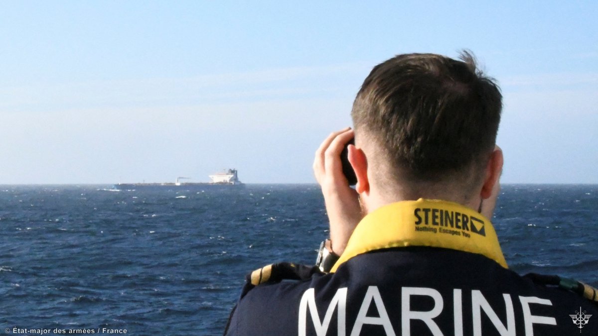 French navy intercepts Russia-linked oil tanker in Mediterranean