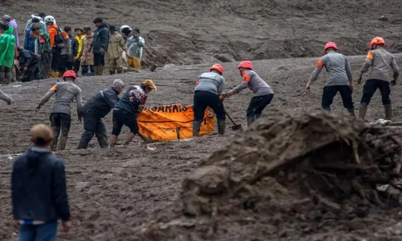 Indonesia landslide death toll rises to 17, dozens missing