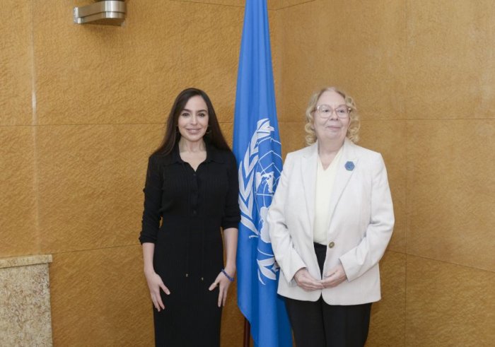 Leyla Aliyeva meets with Director-General of UN Office at Geneva