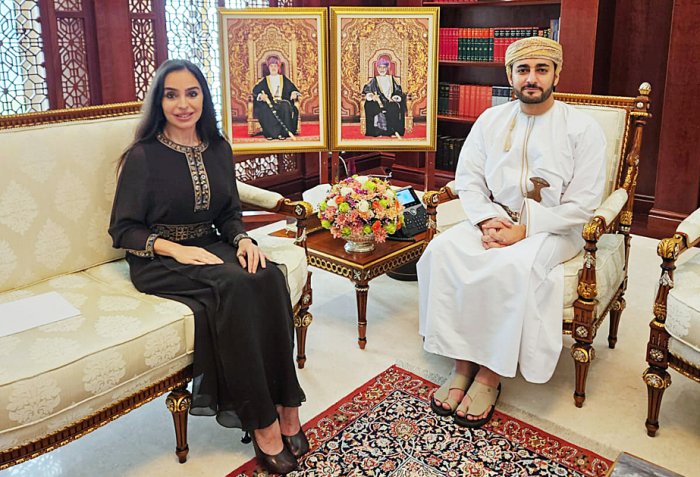   Leyla Aliyeva meets with Oman