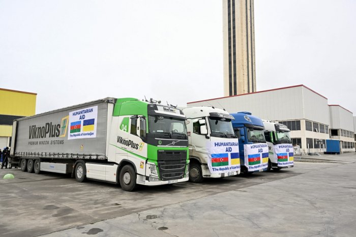   Azerbaijan sends another batch of humanitarian aid to Ukraine  
