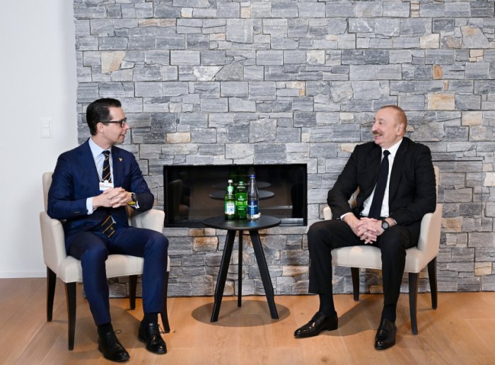   President Ilham Aliyev met with CEO of Carlsberg Group in Davos  