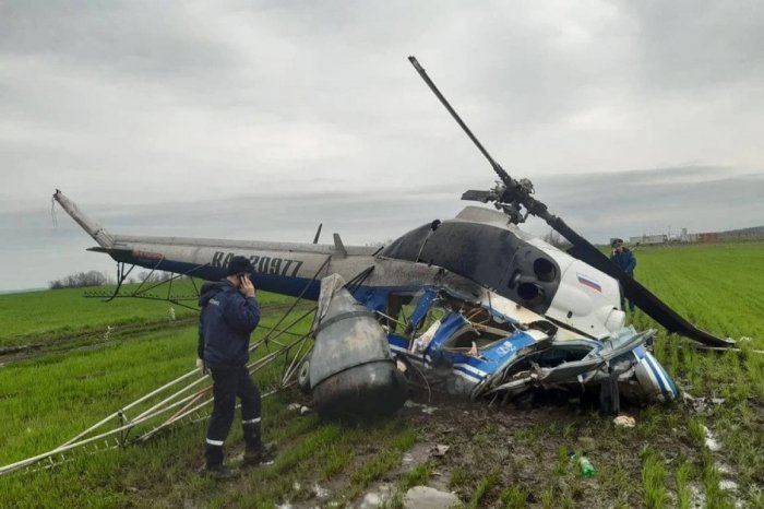   Bei einem Hubschrauberabsturz in Russland kamen zwei Menschen ums Leben  