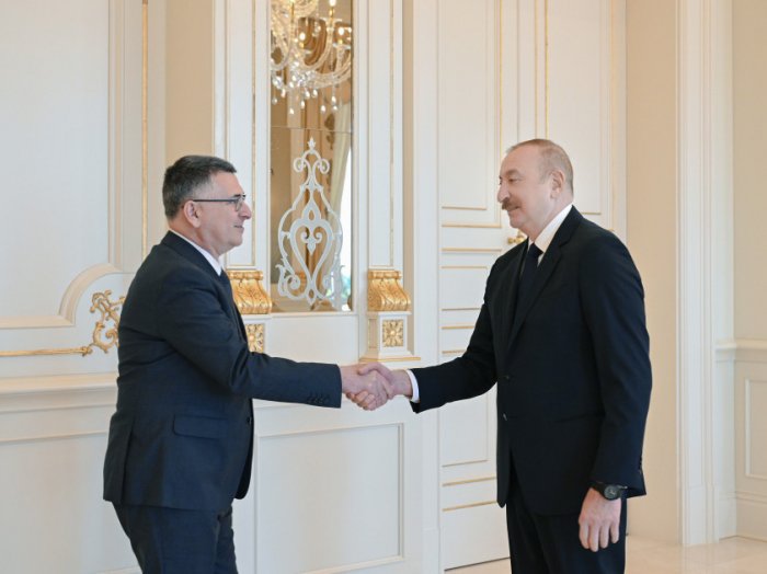    İlham Əliyev İsrailin xarici işlər nazirini qəbul edib |  FOTO    