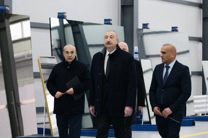    Prezident Sumqayıtda zavodun açılışında iştirak edib |  FOTOLAR   