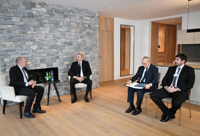   President Ilham Aliyev meets Vestas Senior VP at Davos  