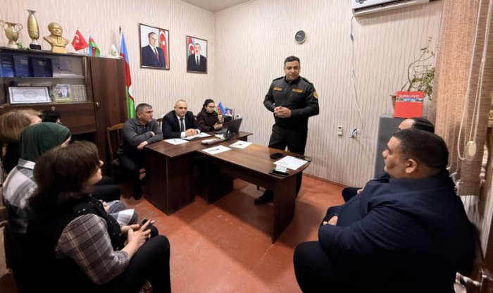 Fövqəladə Hallar Nazirliyi tərəfindən silsilə maarifləndirmə tədbirləri keçirilib -    FOTOLAR     
