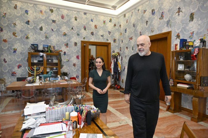 Leyla Aliyeva meets with Albanian Prime Minister Edi Rama in Tirana
