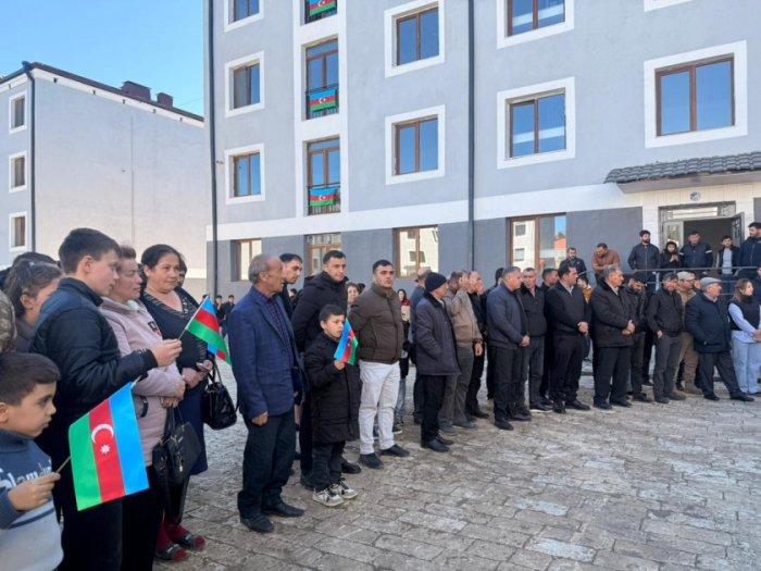 Azerbaijan relocates first group of residents to city and village of Khojavend
