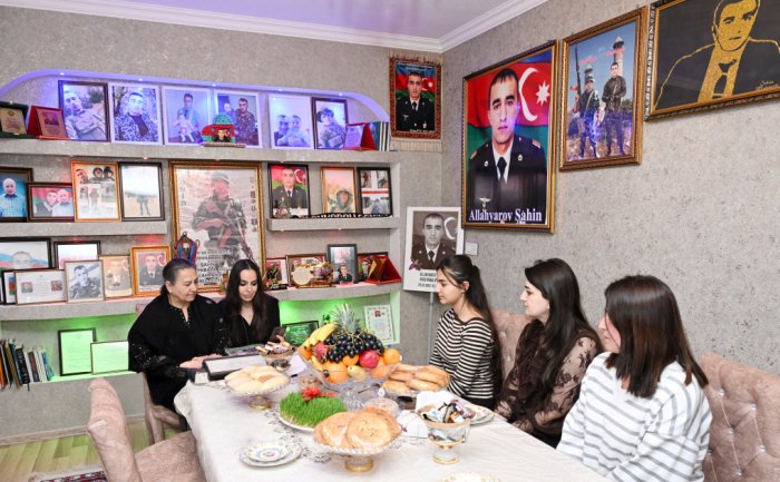 Leyla Aliyeva visits family of Hero of Patriotic War Shahin Allahyarov