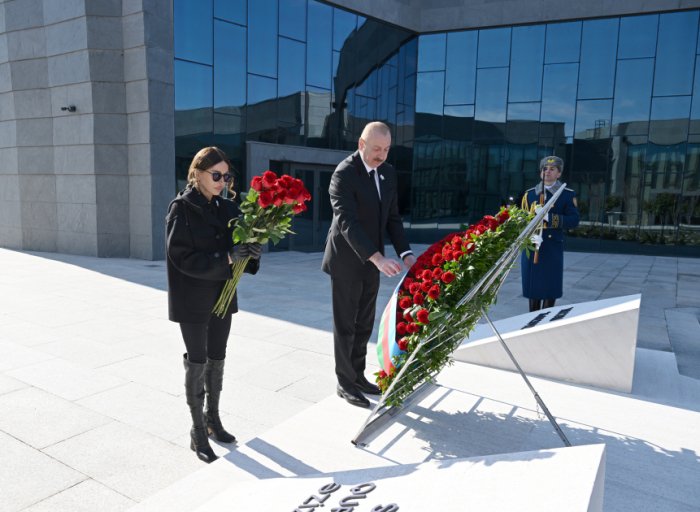  President Ilham Aliyev attends opening of Khojaly Genocide Memorial 