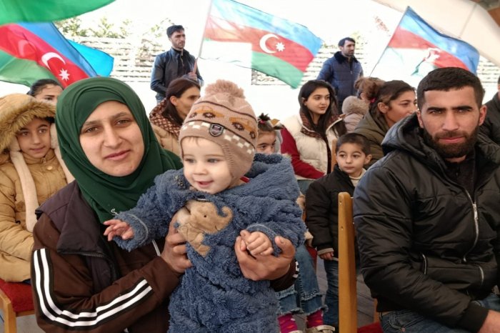Xocalının Xanabad kəndinə ilk köç karvanı çatıb