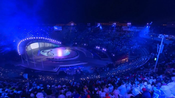   Abschlusszeremonie der XXV. Olympischen Winterspiele fand statt  