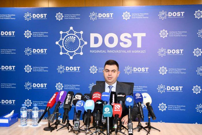 DOST Rəqəmsal İnnovasiyalar Mərkəzinin direktoru hesabat verib