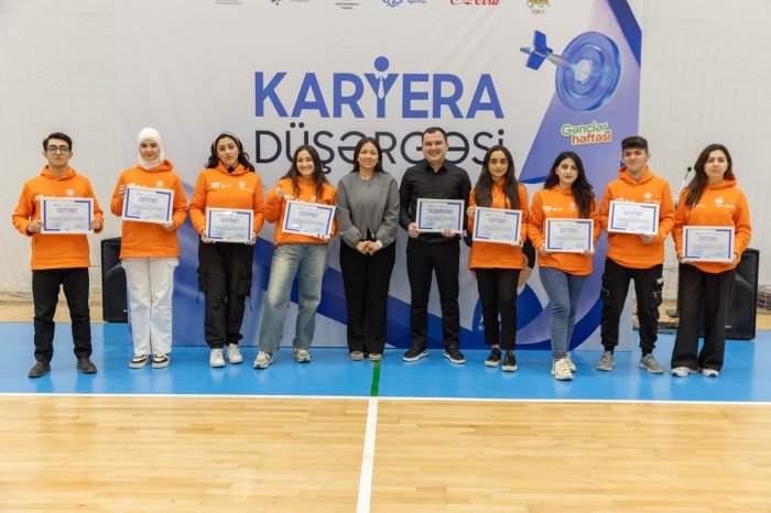 “Könüllülərin Karyera düşərgəsi” yekunlaşıb