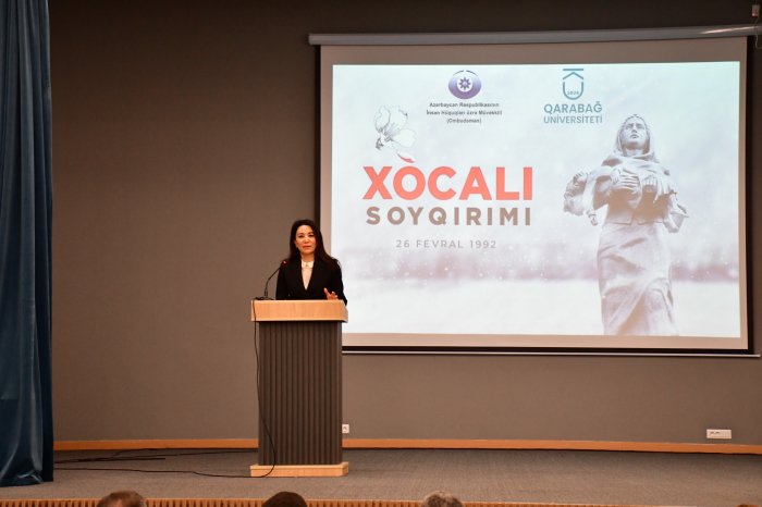Xankəndidə Xocalı soyqırımının qurbanları yad edilib