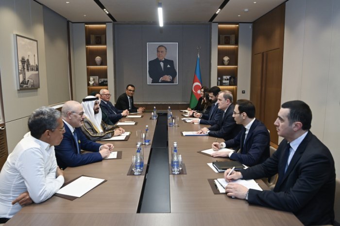 Azerbaijani FM meets Arab Parliament President to discuss bilateral and regional issues